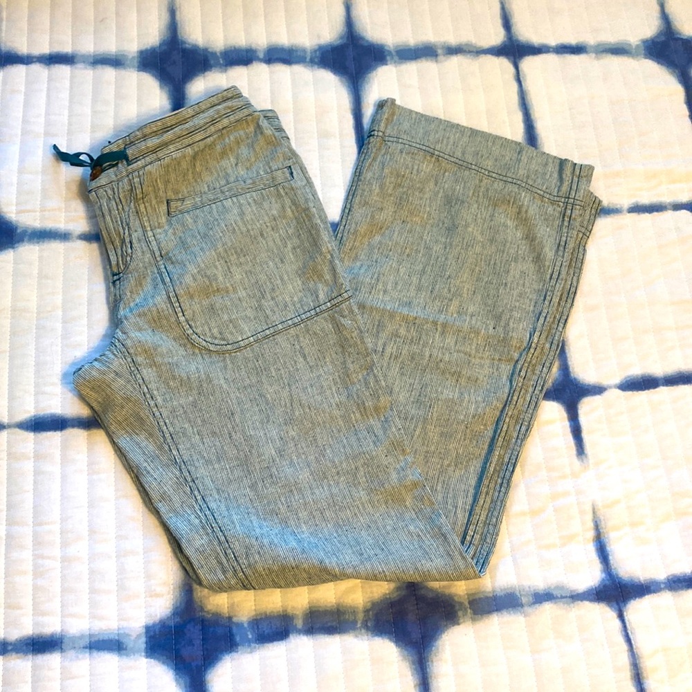 North face linen cotton beach pant